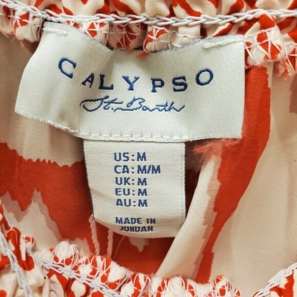 NWT Boho Skirt Calypso St Barth Tropical Long Flowy M - Picture 12 of 12